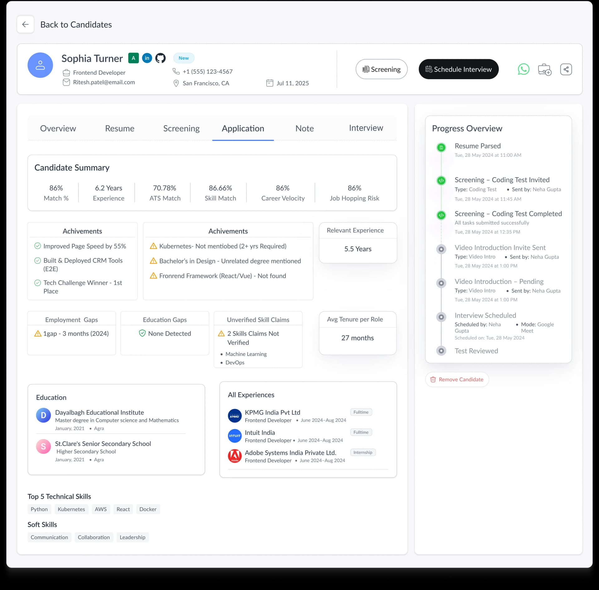 From resume submission to candidate match—instantly.